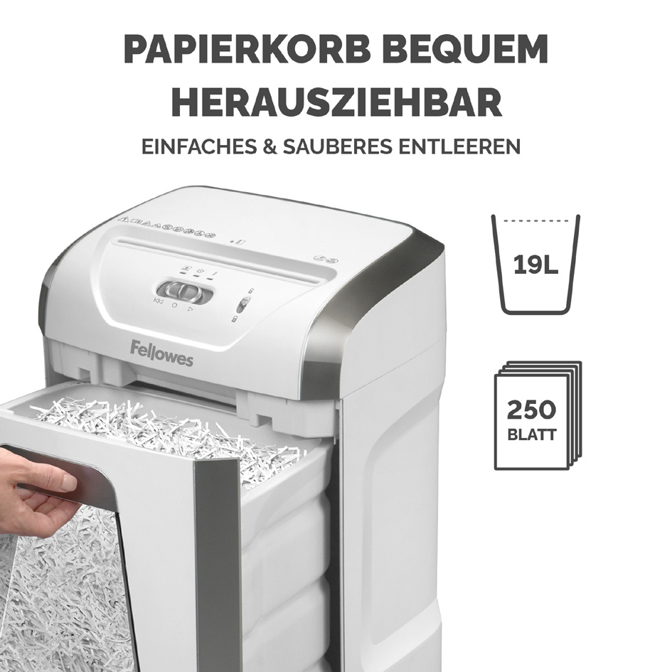 Visuel de référence : corbeille à papier facilement extractible