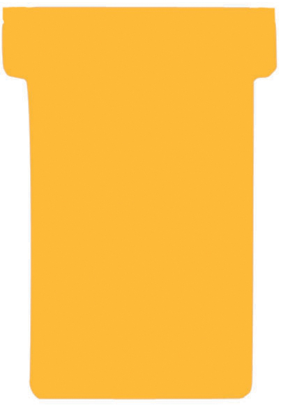 FRANKEN Fiches T, taille 2 / 48 x 84 mm, orange