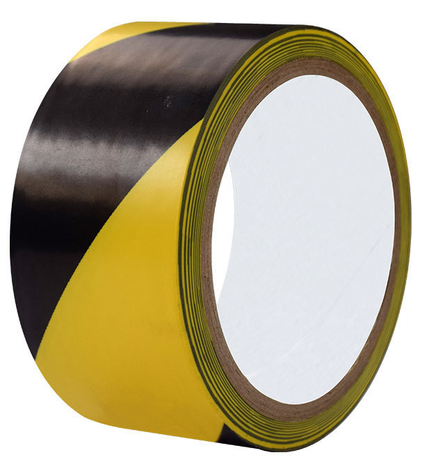 rillprint Bande de marquage au sol, 50 mm x 33 m, jaune/noir