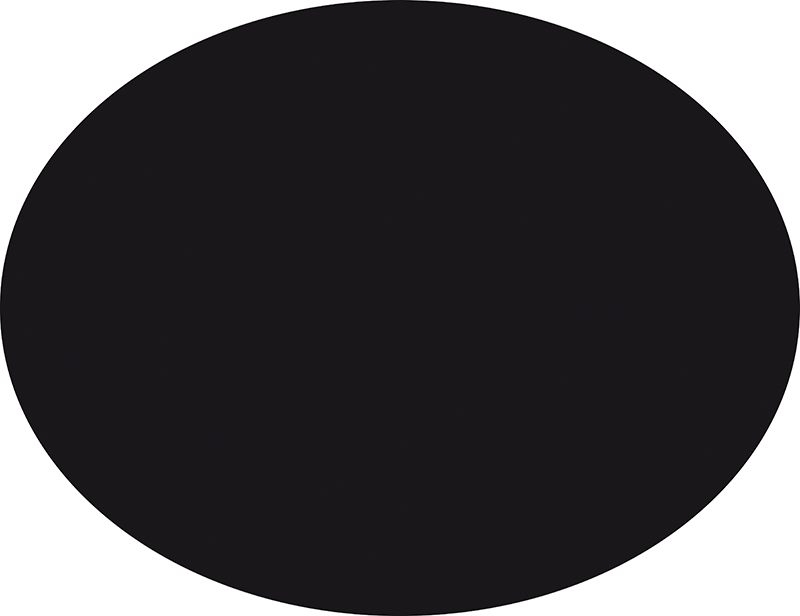 Securit Ardoise murale SILHOUETTE 'Oval'