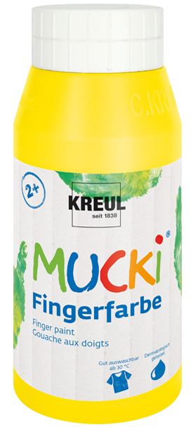 KREUL Gouache aux doigts 'MUCKI', 750 ml, blanc