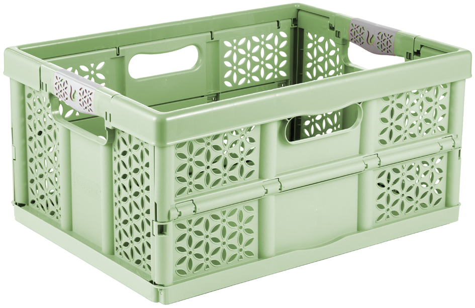 keeeper Caisse pliante 'eco lea', 32 L, grass green