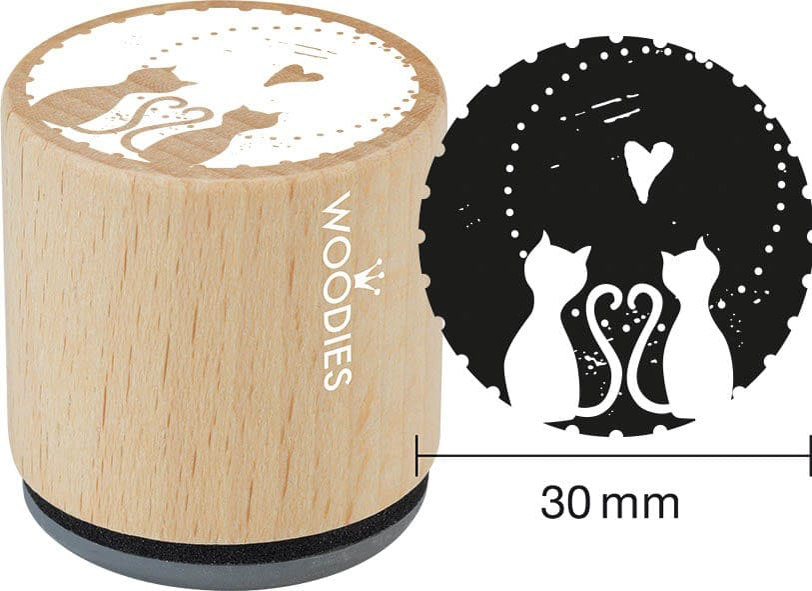 COLOP Tampon à motif Woodies 'chats'