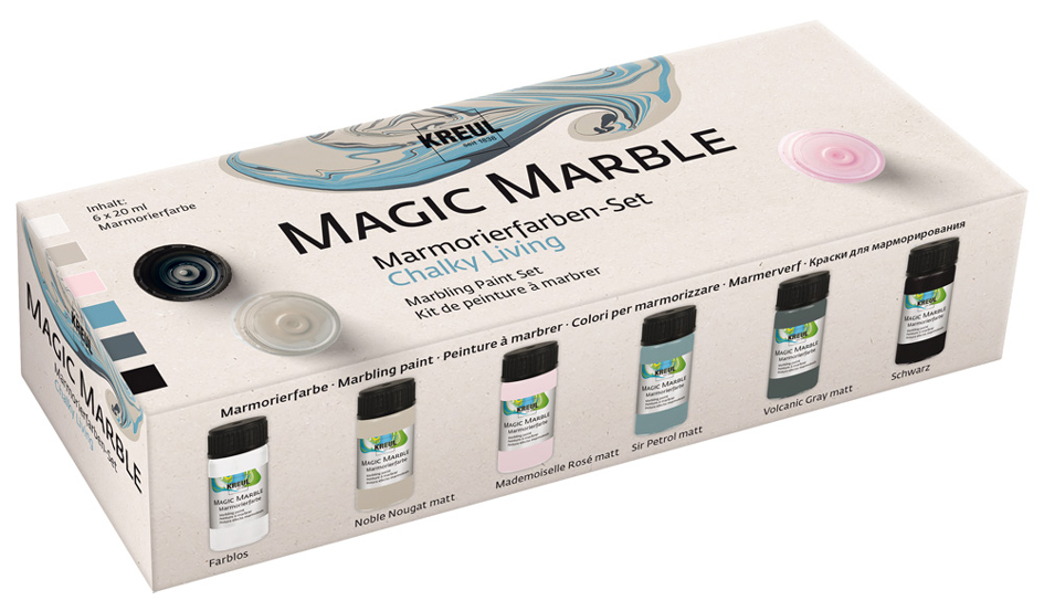 Peintures à marbrer