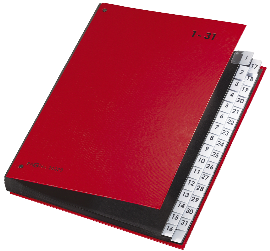 PAGNA Trieur Color, format A4, 1 - 31, 31 compartiments