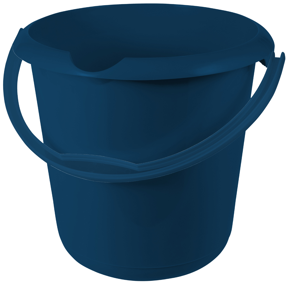 keeeper Seau 'mika eco', rond, 10 litres, bleu