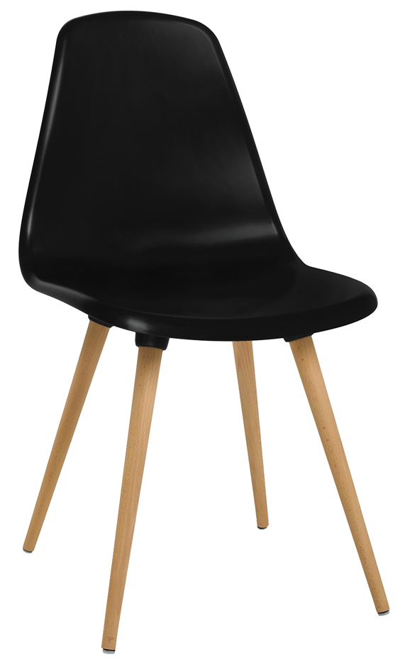 Topstar Chaise visiteur 'T 2020', noir / hêtre