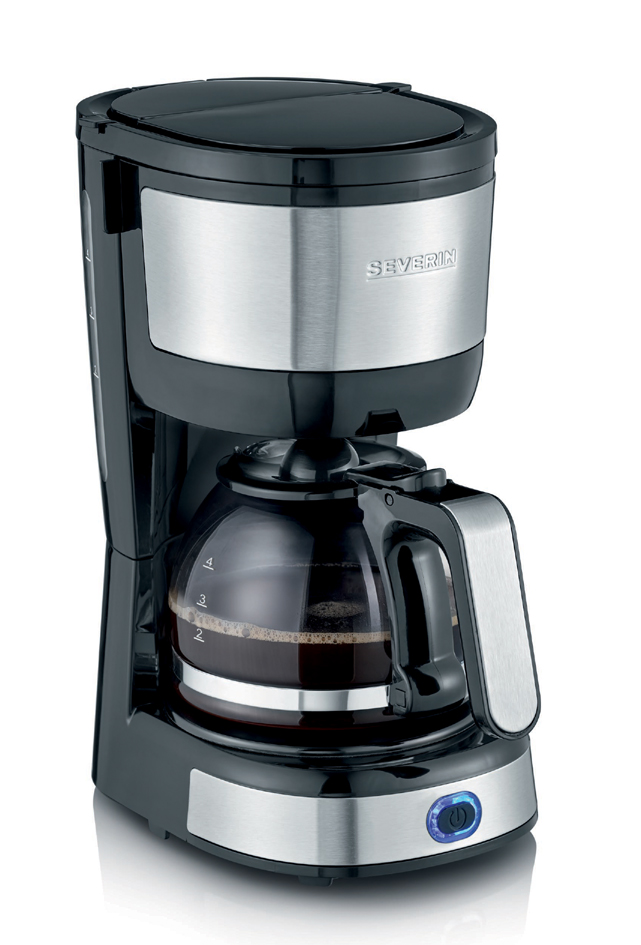 SEVERIN Cafetière électrique KA 4808, 750 Watt, inox