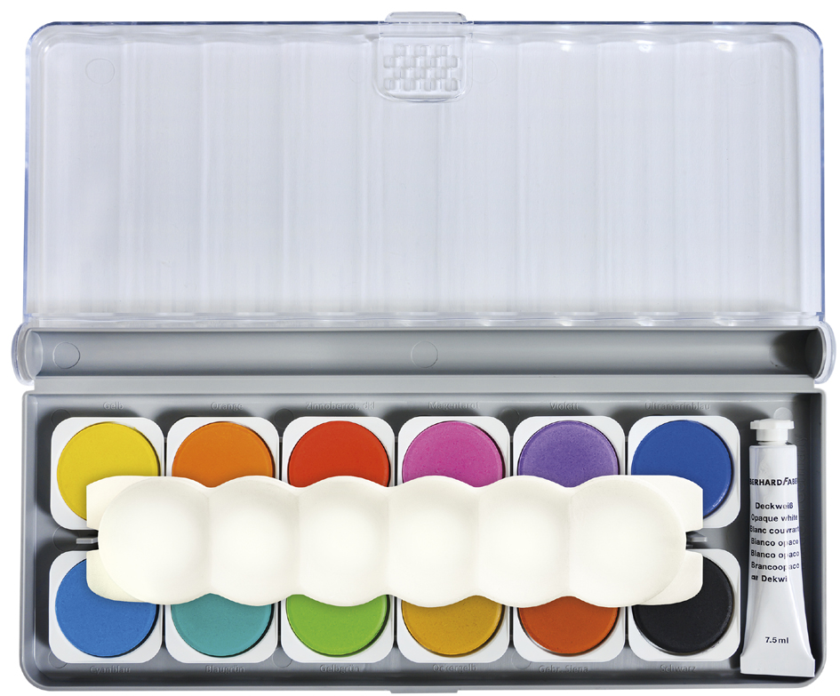 Boîte de peinture WINNER, 12 couleurs