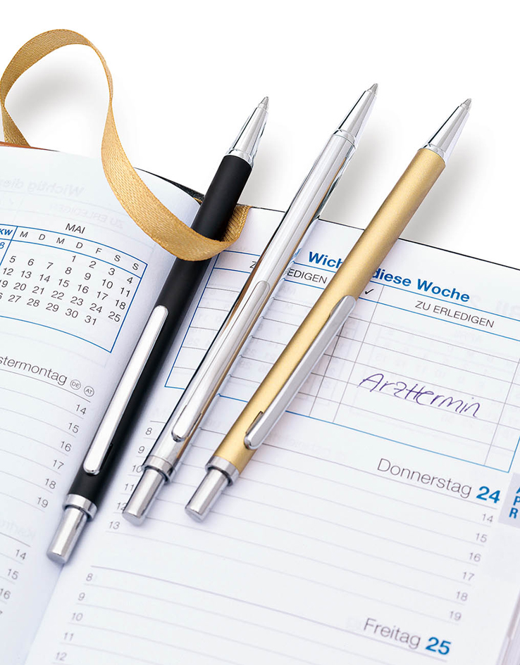 Stylo à bille pour calendrier Piccolini - toutes couleurs