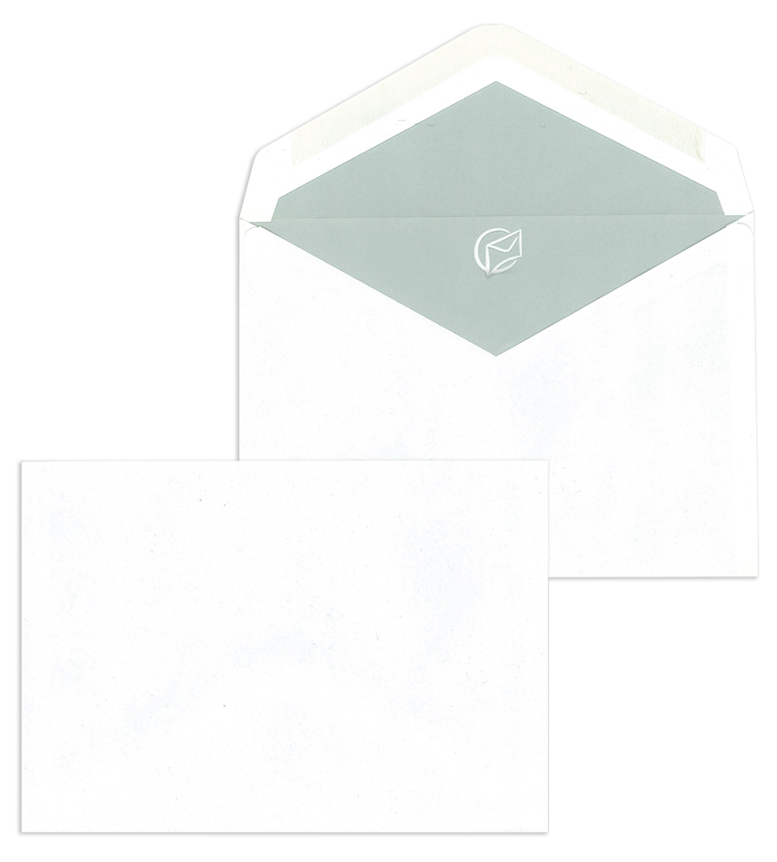 MAILmedia enveloppes C6 gommées, sans fenêtre, blanc