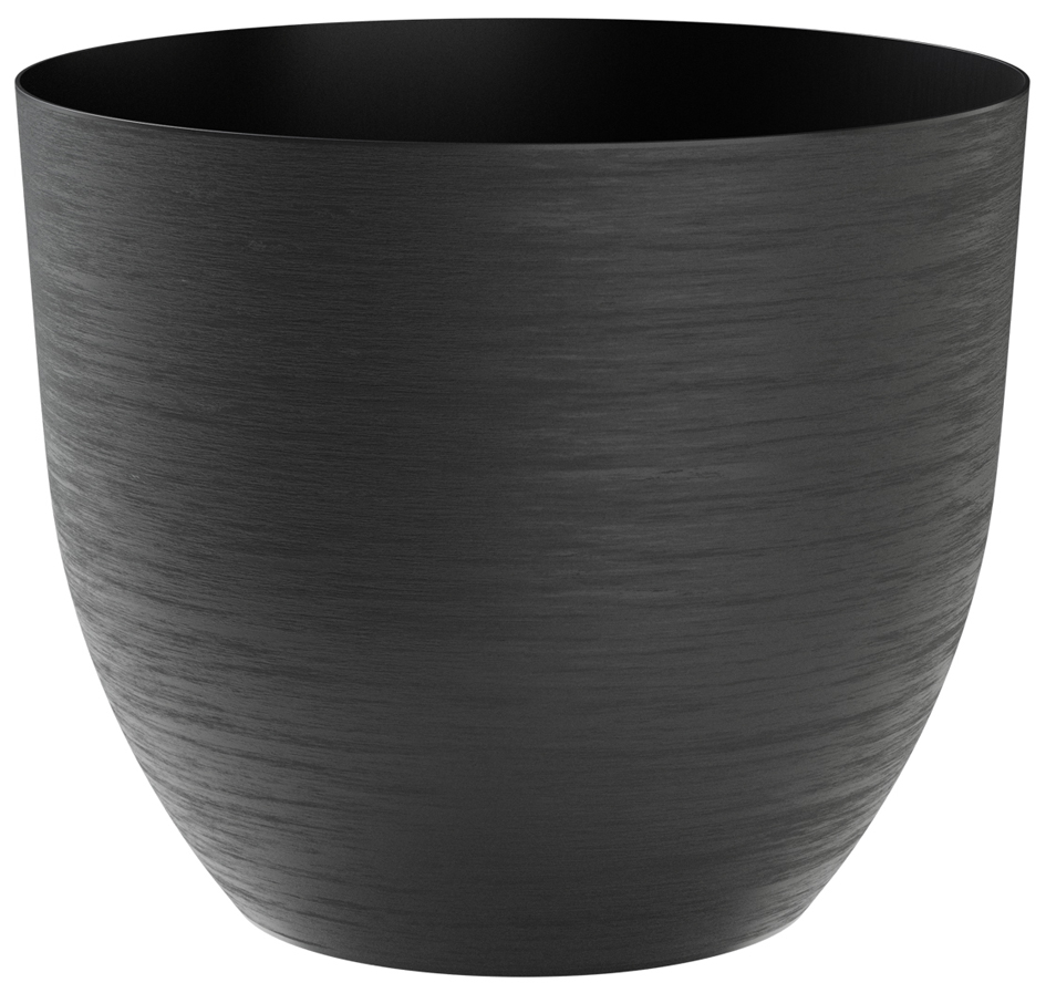 tera Pot de fleurs 'Over', diamètre: 280 mm, black