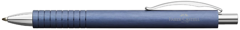 FABER-CASTELL Stylo à bille Essentio Aluminium, bleu