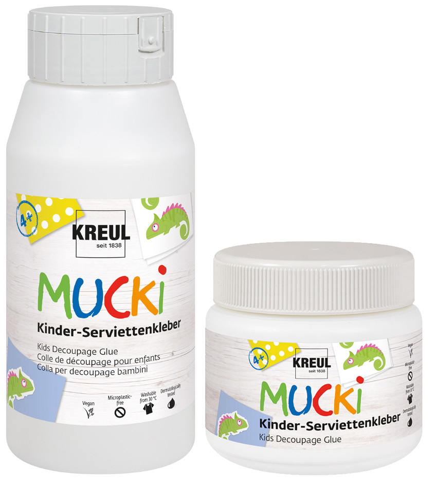 KREUL Colle à serviettes pour enfants 'MUCKI', 750 ml