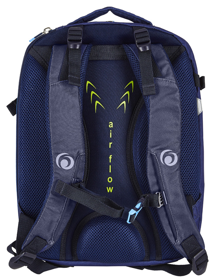 Sac à dos scolaire Ultimate "Camo Blue" - dos