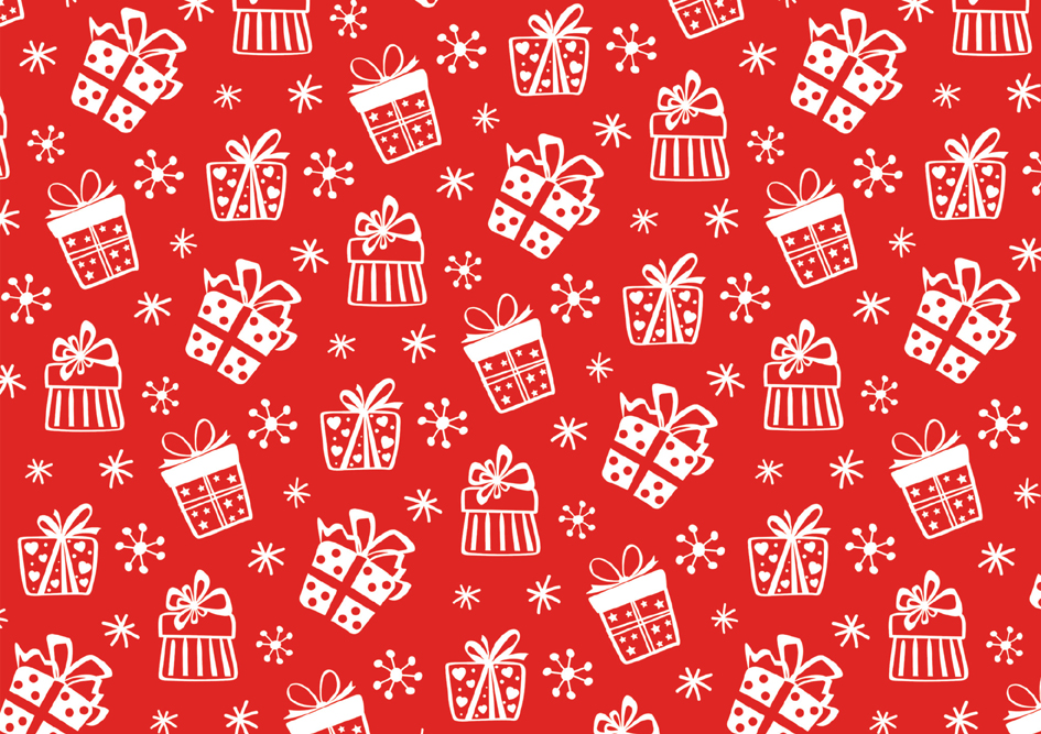 SUSY CARD Papier cadeau de Noël 'Cadeau rouge'