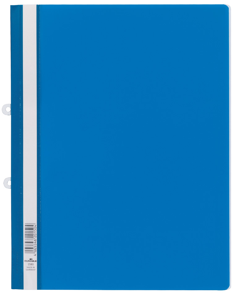 DURABLE Chemise à lamelle pour l'archivage, A4, bleu