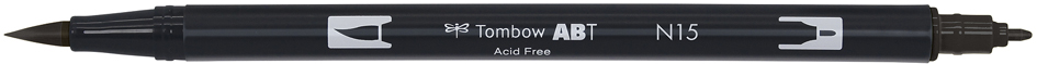 Tombow Feutre double pointe 'ABT DUAL BRUSH PEN', black