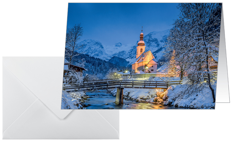 sigel Carte de Noël 'Bavarian Christmas', A6 paysage (A5)