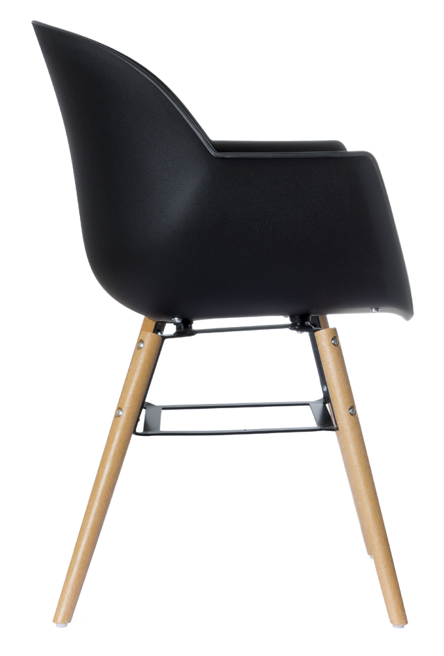 PAPERFLOW Chaise visiteur 'WISEMAN', ensemble de 2, blanc