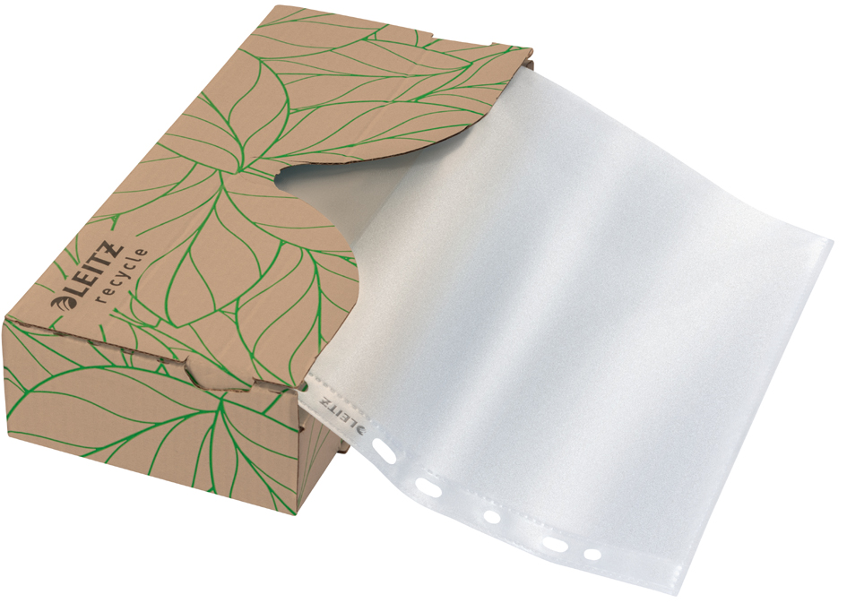 Pochette perforée Recycle, A4 - en boîte distributrice