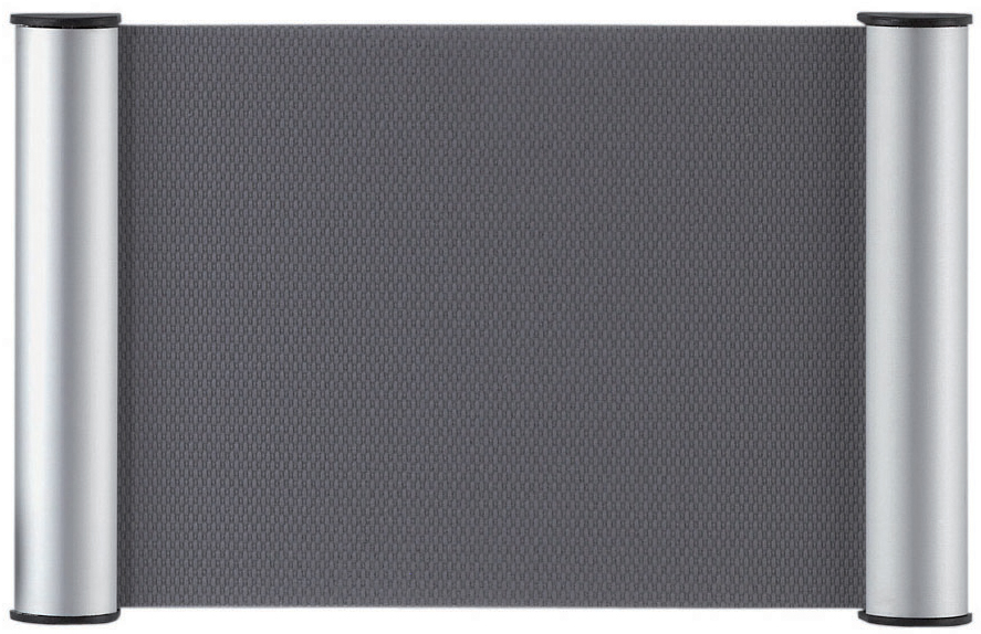 FRANKEN Plaque de porte clip, 148 x 148 mm, argent