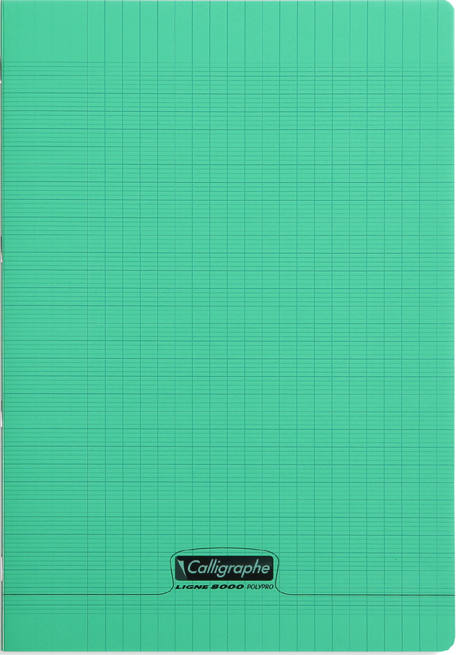 Visuel de référence: Cahier piqûre polypro, vert