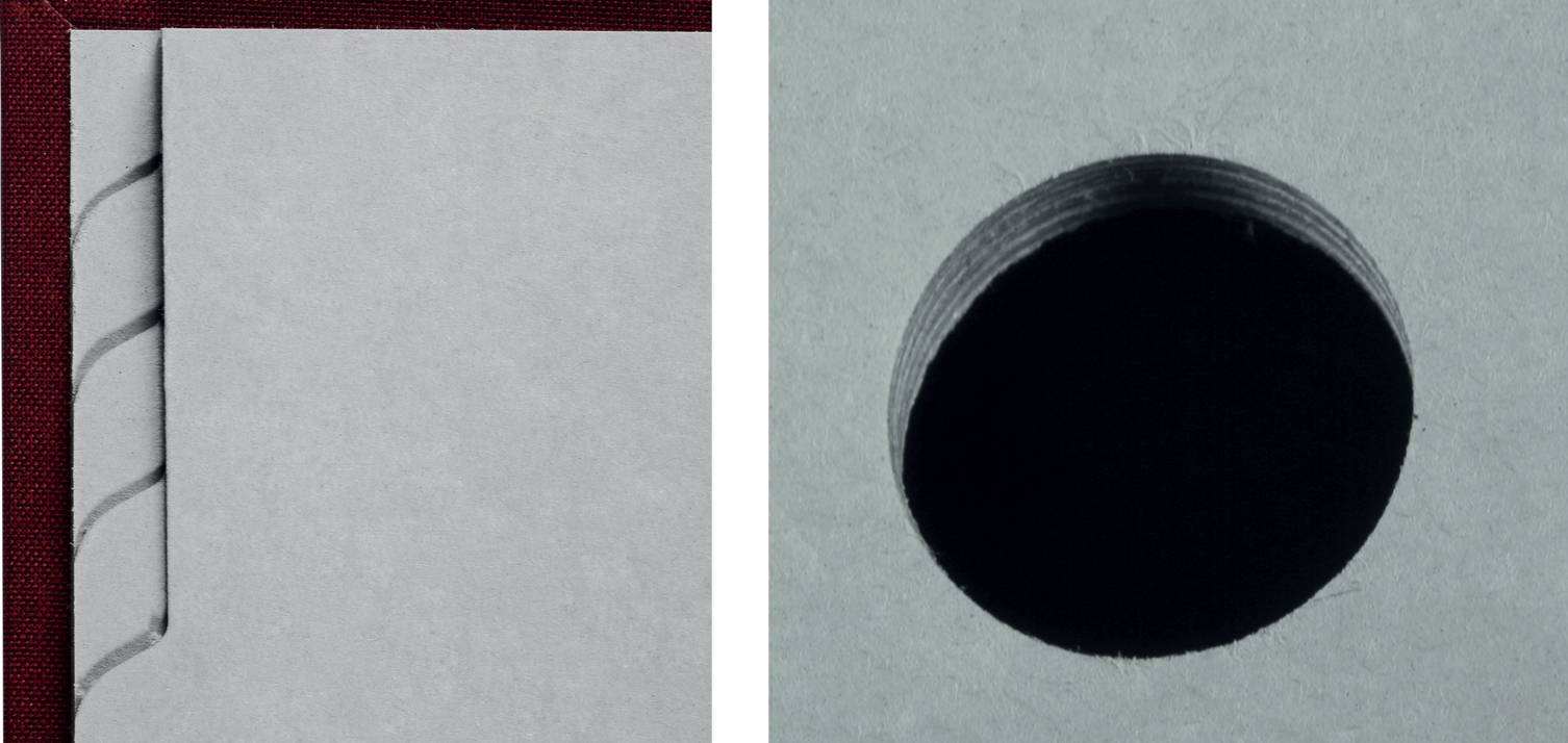 compartiment pour bloc - oeillets