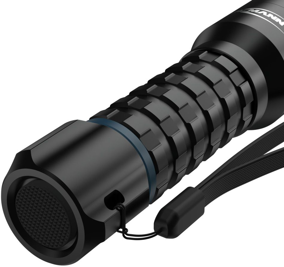Lampe de poche LED rechargeable Survival TS1000RF, vue arrière