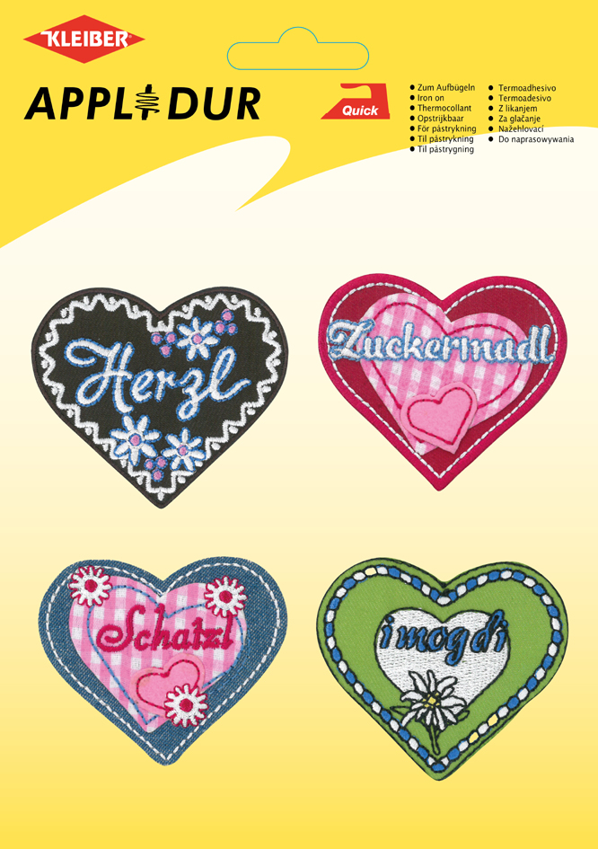 KLEIBER Assortiment d'applications 'Country Style' 10 motifs Country Style assorti assorti 10