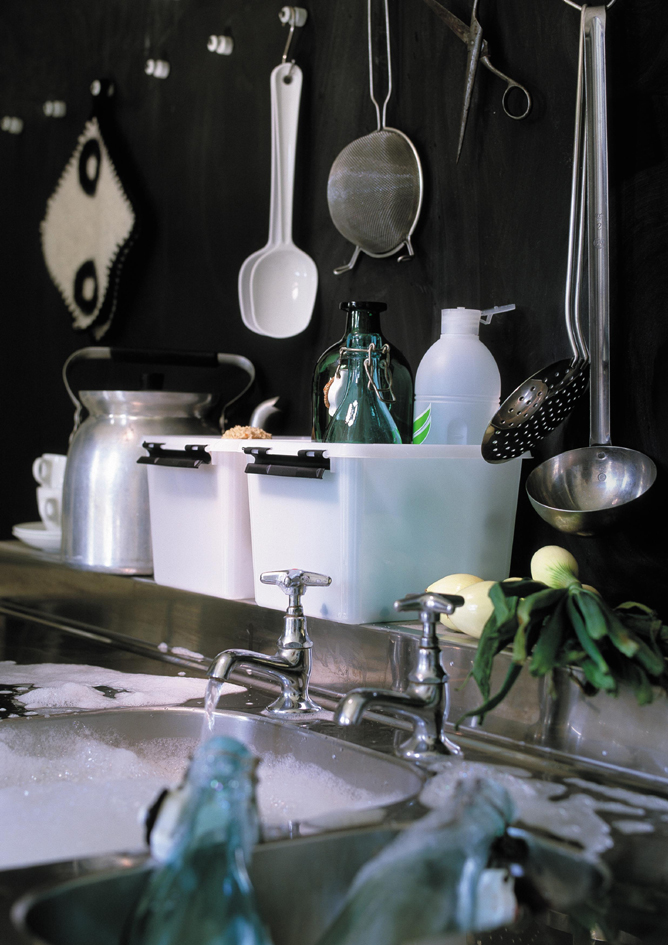Boîtes de rangement, plastique