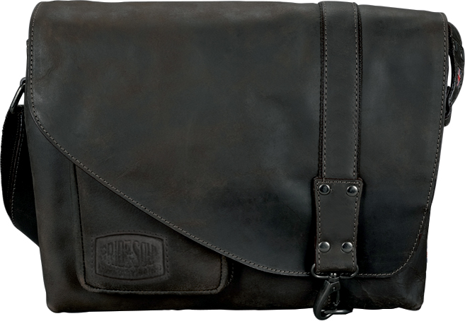 PRIDE&SOUL Sac à bandoulière 'MRS. NOEL', cuir, marron