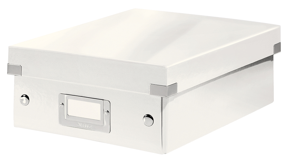 LEITZ Boîte de rangement Click & Store WOW, grand, blanc