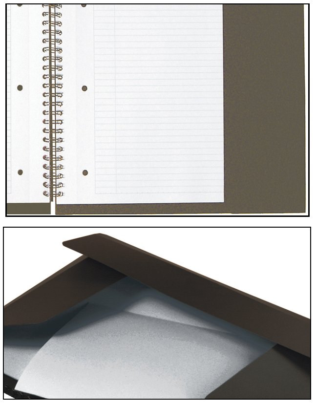 Rabat latéral - Chemise et cahier en un