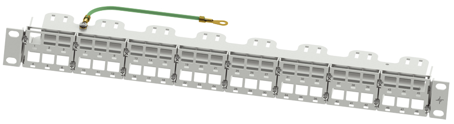 Telegärtner Support de module 19' pour 48 modules AMJ-S, 1 U