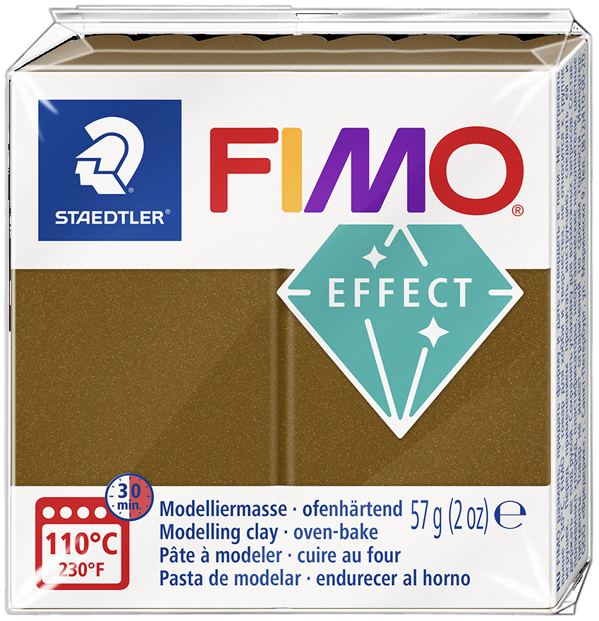 FIMO Pâte à modeler EFFECT, bronze métallisé, 57 g