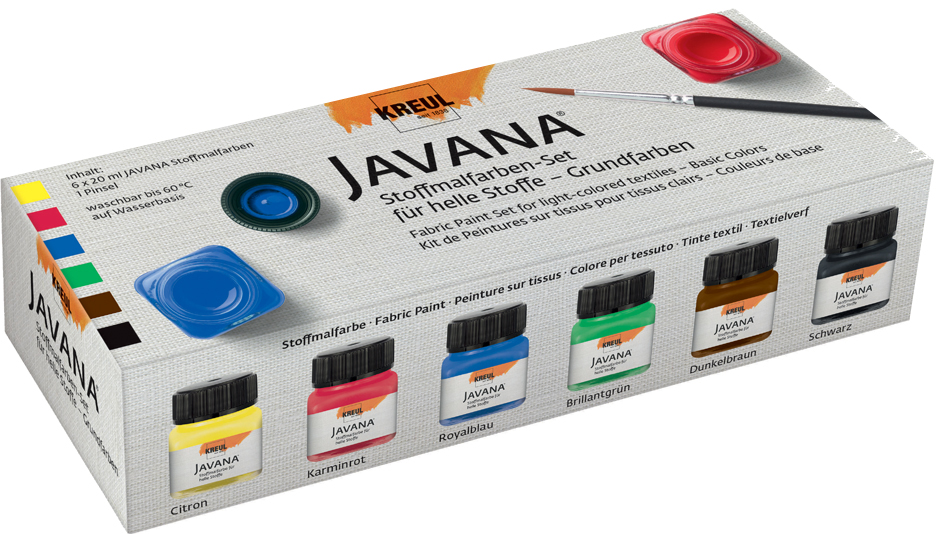 Peintures pour textiles, kit