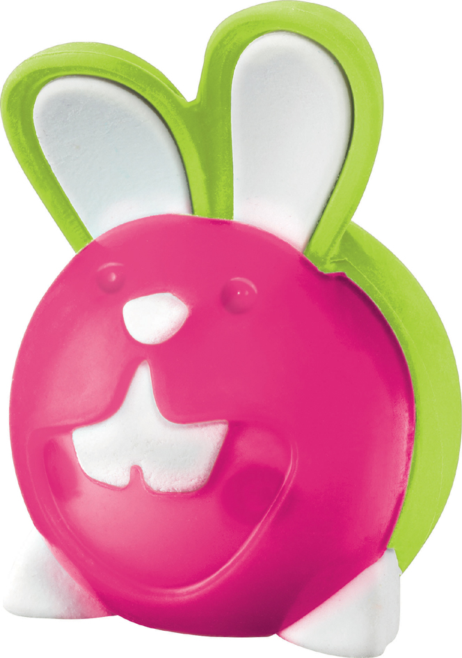 Gomme en plastique CROC CROC PUZZLE, vert/rose/blanc