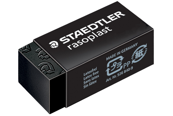 STAEDTLER Gomme plastique rasoplast B40, noir