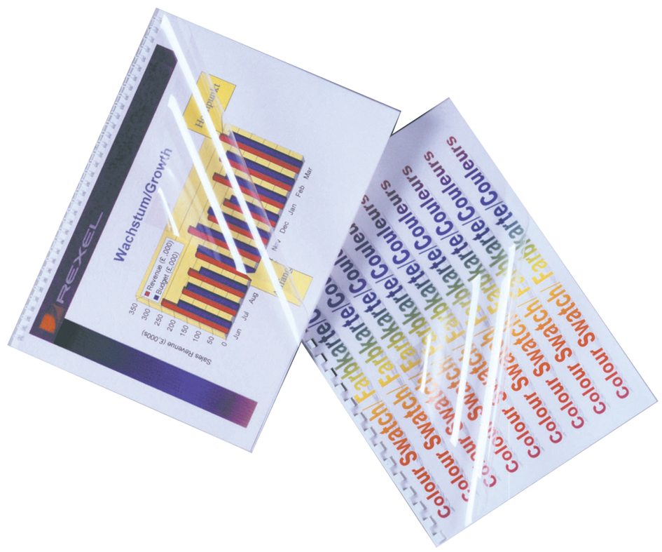 GBC Couverture de reliure HiClear, A4, PVC, 0,15 mm