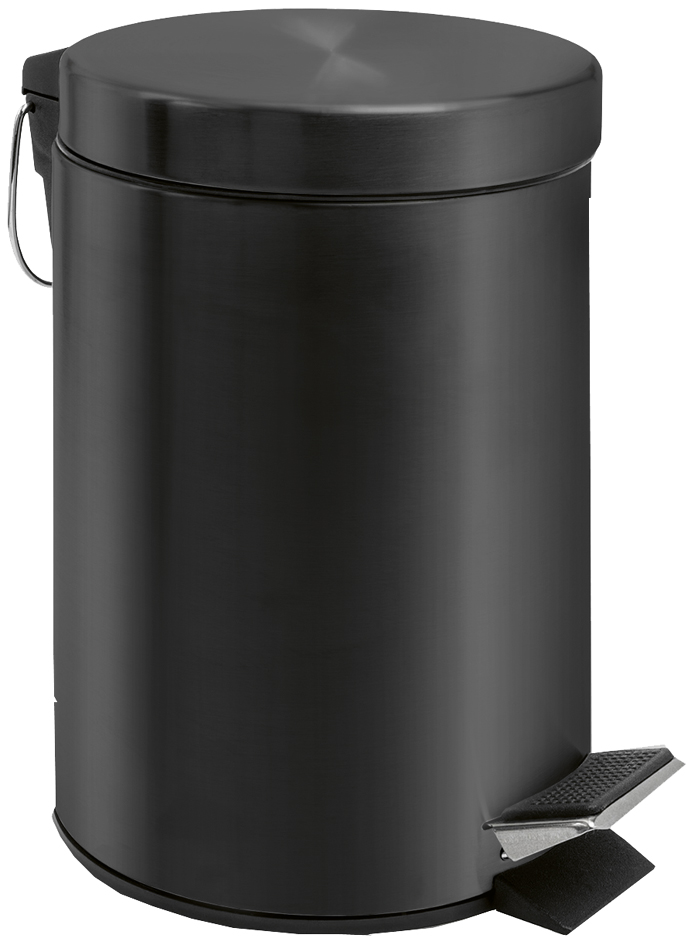 MOOR Poubelle cosmétique à pédale MELINDA, 3 litres, noir