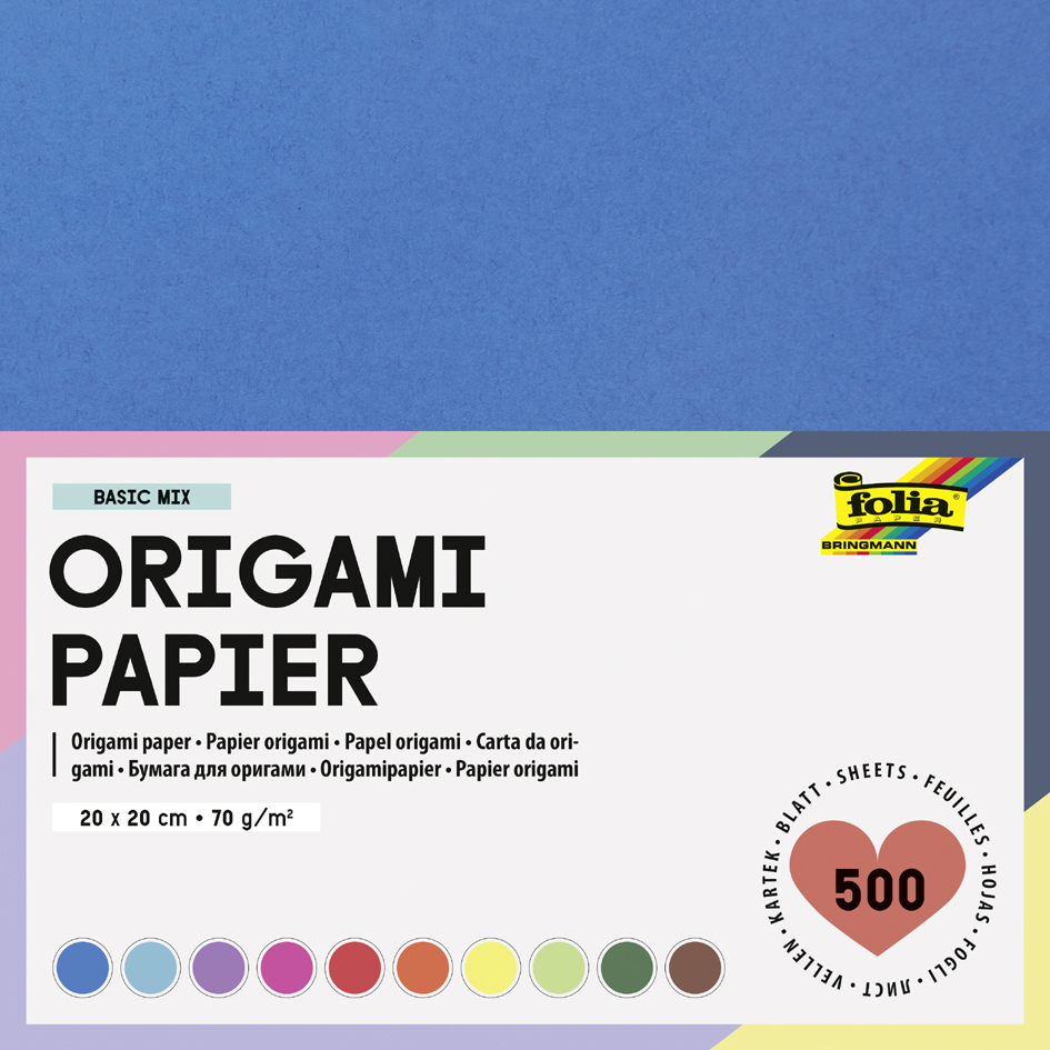 Visuel de référence: Papier à plier - teinté dans la masse