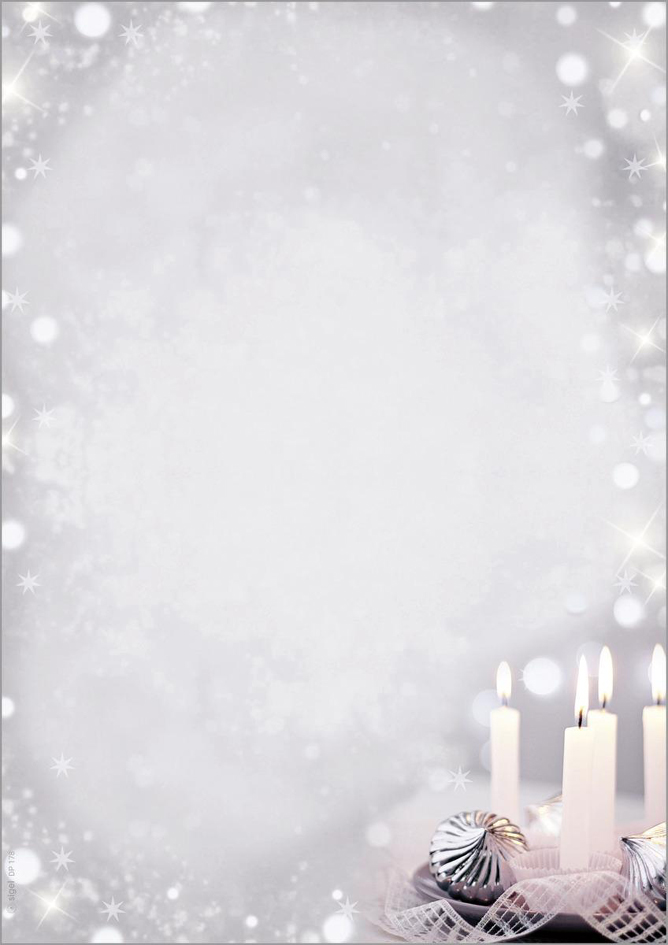 sigel Papier à motif de Noël 'Christmas Silence', A4,
