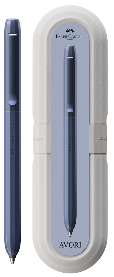FABER-CASTELL Stylo bille rétractable AVORI XB Midnight Muse