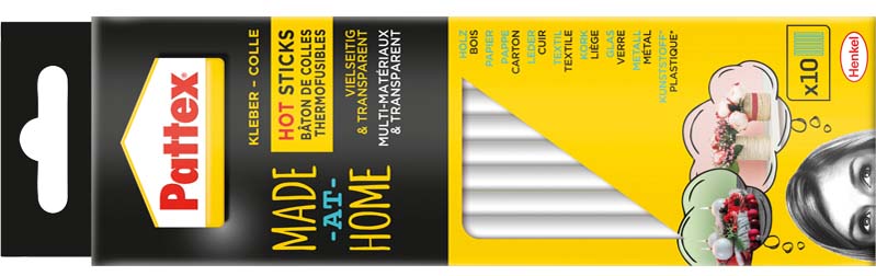 Pattex cartouche colle thermofusible HOT STICKS 'Made at Hom