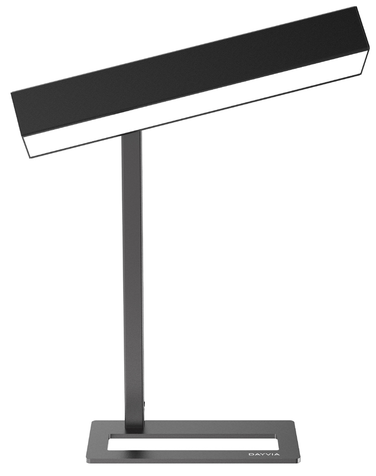 UNiLUX Lampe de luminothérapie à LED Dayvia SUNDESK, noir