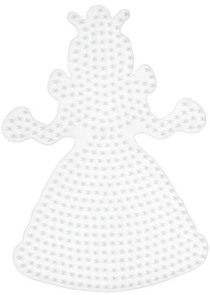 HAMA Plaque pour perles midi 'princesse, reine', blanc
