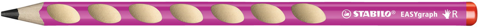 Crayon d'apprentissage EASYgraph, pour droitiers, rose