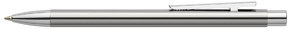 FABER-CASTELL Stylo à bille NEO Slim, acier inox, brillant