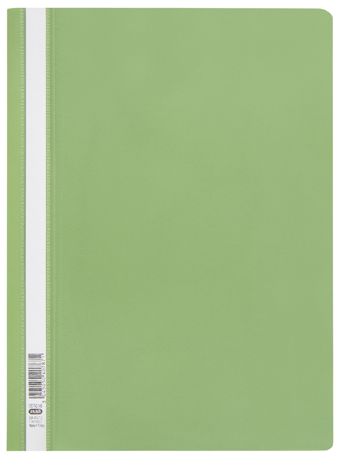 Oxford Chemise à lamelle, A4, PP, vert clair
